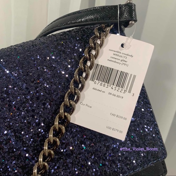 Kate Spade Glitter Cameron Crossbody Bag/ Clutch - Picture 6 of 7